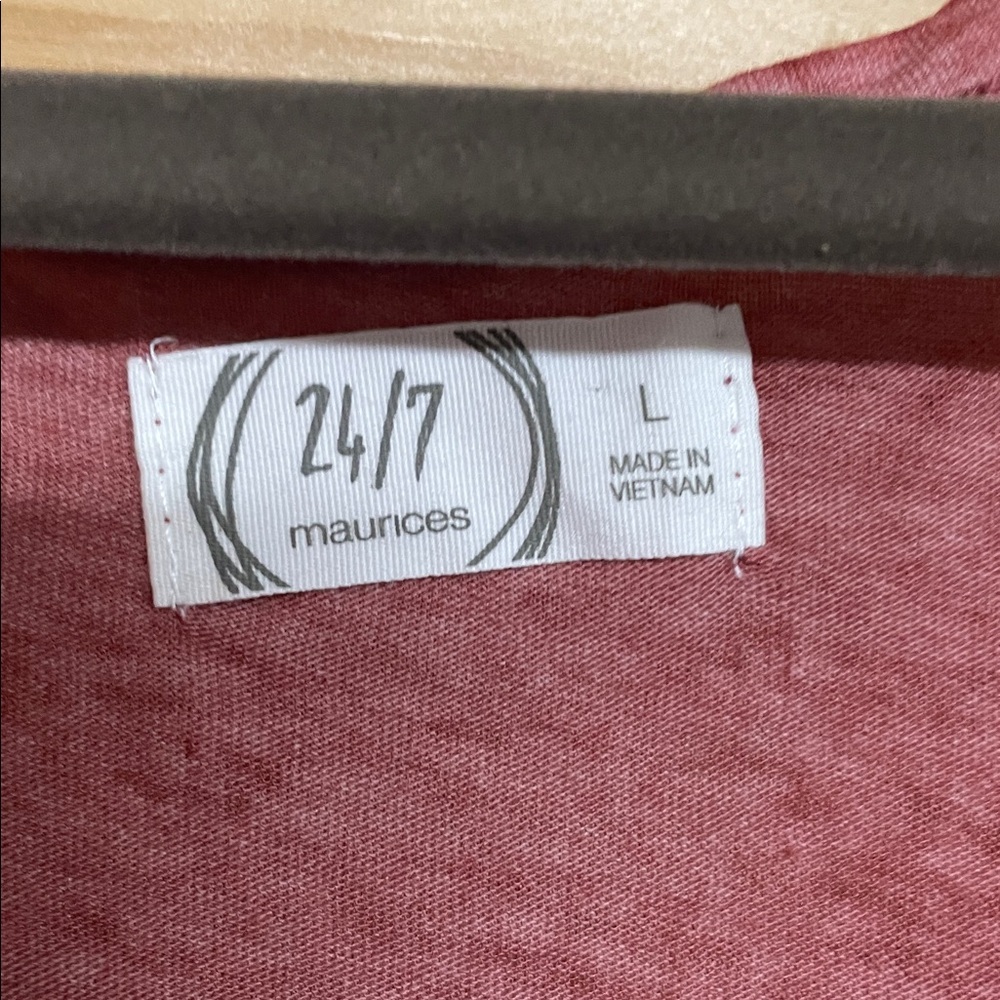 Maurices size Large Razor Back Sleeveless Soft and Stretchy Tank - Rose-Mauve - Picture 2 of 9